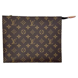 Louis Vuitton Louis Vuitton Monogram Toilettas in Bruin Leer