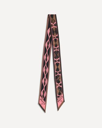 Pucci Silk Twill Bandeau Scarf with Mixed Prints Female UNI