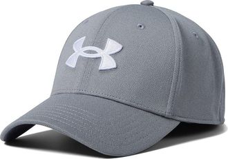 Under Armour Blitzing Mens Hat Caps Steel/White : XL-2XL, Polyester