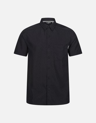 Regatta Mens Regatta Mens Mindano VIII Criss-Cross Shirt - Black - Size: 40/Regular