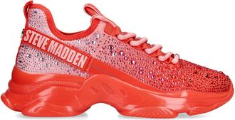 Steve Madden Womens Mistica Red Sneakers Fabric - Size UK 5
