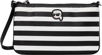 Karl Lagerfeld Ikon Tote Bag - Dames - Schoudertassen - Zwart - ONE Size - Leer - Tassen