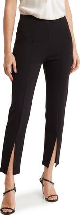 Patrizia Luca Slit Front Ankle Pants in Black at Nordstrom Rack, Size Small