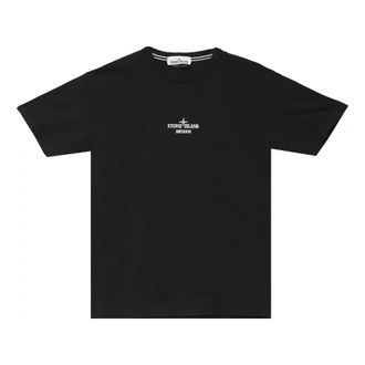 Stone Island Logo T-Shirt Black 74152NS91-V0029