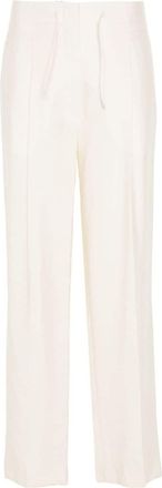 Frenken waist string trousers - women - Polyamide/Lyocell - 34 - White