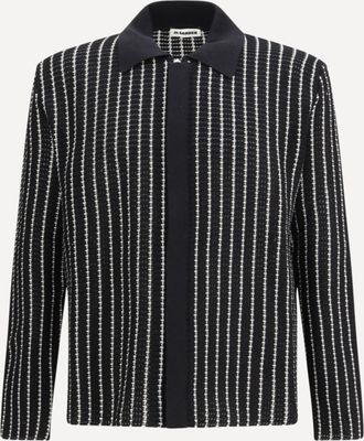 Jil Sander Cardigan in crochet ricamato Man 50