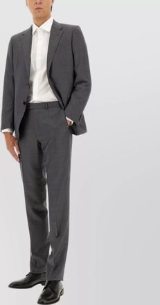 Ermenegildo Zegna tailored wool suit notch lapel