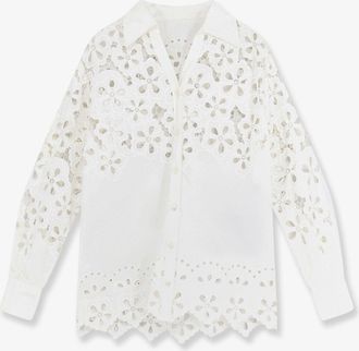 Dolce & Gabbana Camicia in cotone con dettagli cut-out - DOLCE & GABBANA - gender_Woman