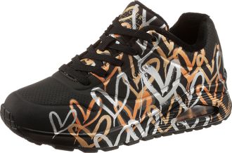 Skechers Sneaker »UNO - METALLIC LOVE« Freizeitschuh, Halbschuh, Schnürschuh mit trendigen Metallic-Print
