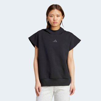 adidas Sweatshirt ADIDAS SPORTSWEAR W ALL SZN SL VS, Damen, Gr. XS, schwarz, Obermaterial: 51% Polyester, 25% Modal, 15% Baumwolle, 9% Elasthan, angesetztes 