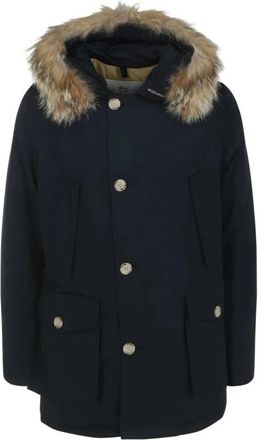 Woolrich Arctic Detachable Fur Parka - Heren - Parka Jassen - Blauw - XL - Jassen