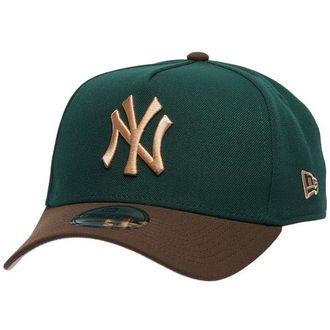 New Era Womens New York Yankees Yankees 9Forty A-Frame Cap - Adult Walnut/Dark Green