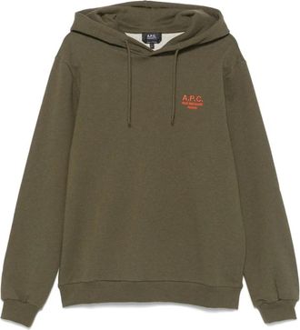 A.P.C. Cohgr Sweatshirt - Heren - Hoodies - Groen - XL - Hoodies & sweatvesten