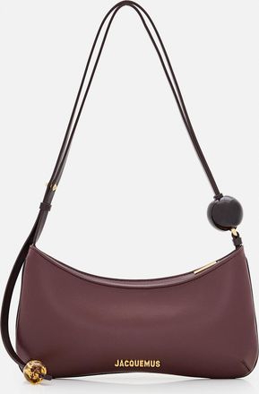 Jacquemus Le Bisou Perle Leather Shoulder Bag