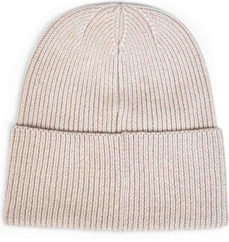 Brunello Cucinelli Womens Beanie Cashmere Beige Hat