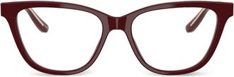 Giorgio Armani cat-eye glasses - Bordeaux