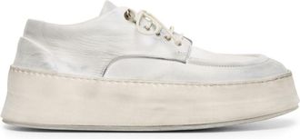 Mars&egrave;ll Cassapana leather Derby shoes - women - Leather - 36 - White
