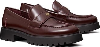 Tory Burch Classic Platform Lug Sole Loafer in Plum at Nordstrom, Size 10.5