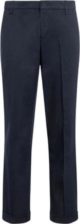 Dondup Gaubert Regular Chino Jeans - Heren - Straight fit broeken - Blauw - W30 - Katoen - Broeken