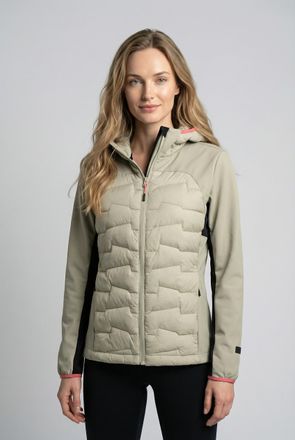 Icepeak Softshelljacke ICEPEAK BURLISON, Damen, Gr. 38, dust, Obermaterial: 100% Polyester, Jacken Softshelljacke, f&uuml;r Erwachsene, wasserabweisend, atmungsakt