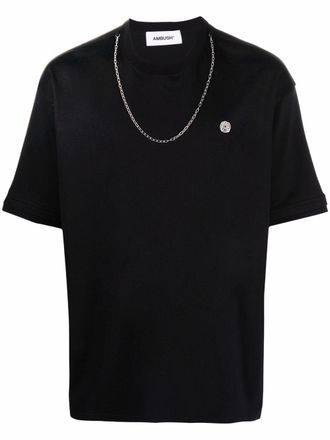 AMBUSH T-shirt con catena - Nero