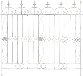 Clp Clp - Reja De Jard&iacute;n Mangold En Metal Blanco Antiguo