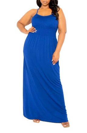 Buxom Couture Seamless Maxi Dress in Royal Blue at Nordstrom