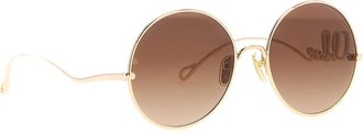 Chlo&eacute; Womens Multicolor Metal Sunglasses
