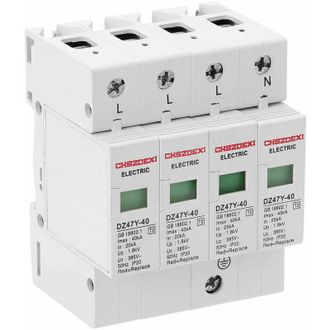 OEM Protector Contra Sobretensiones Dom&eacute;stico Crezuo Dz47y-40ka De 385 V Spd, Dispositivo De Protecci&oacute;n Contra Sobretensiones De Bajo Voltaje, 4 Polos, Mu