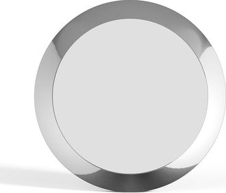 Vente-Unique Espejo mural redondo met&aacute;lico - D. 90 cm - Cromado -ZIRYA