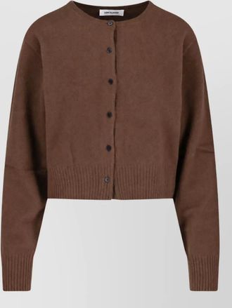 Low Classic wool crewneck cardigan