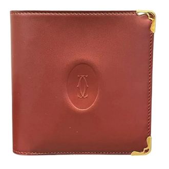 Cartier Pre-owned Wallets, female, Red, Size: ONE SIZE Pre-owned Must Line Leather Bifold Wallet