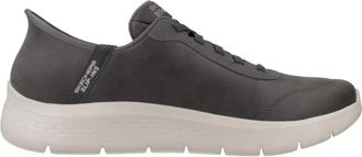 Skechers GO Walk Flex - Smooth Motion - Heren - Sneakers - Grijs - 42 EU - Leer - Schoenen