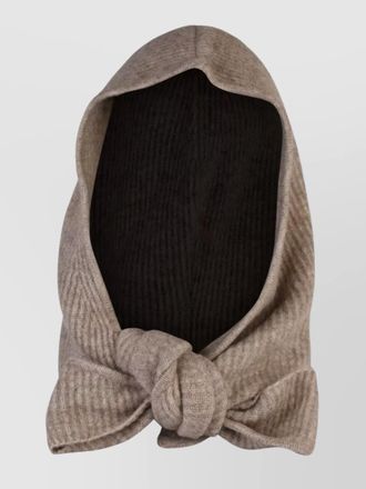 Ganni ribbed wool balaclava