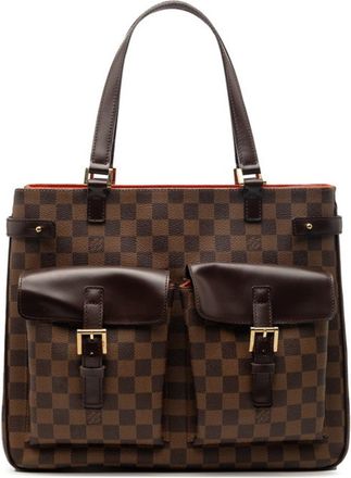 Louis Vuitton Damier Brown Pvc Leather Handbag Tote Bag (Pre-Owned)