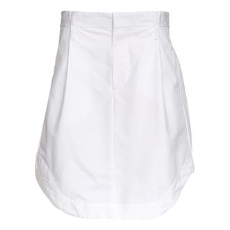 Victoria Beckham A-line Midi Skirt - female - Victoria Beckham - Short Skirts - White - XS - Skirts