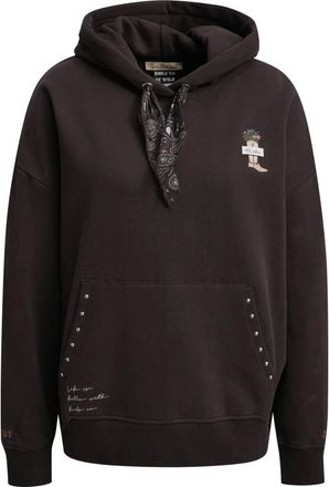 Smith & Soul Oversize Crazy Hoodie - Dames - Sweatshirts & Hoodies - Bruin - Maat: XL Katoen