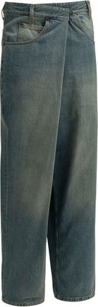 Maison Margiela Wrap jeans met wijde pijpen