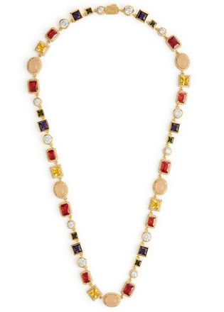 Craftd London Crystal-embellished 18kt Gold-plated Necklace - One Size