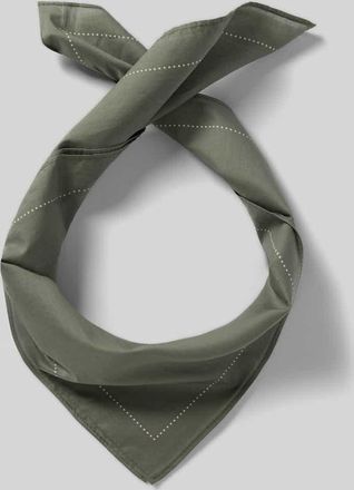 Selected Tuch aus reiner Bio-Baumwolle Modell NICOLAJ BANDANA in Oliv, Gr&ouml;&szlig;e 1