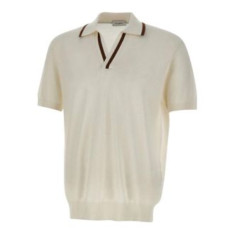 Paolo Pecora Polo Shirts, male, White, Size: M Paolo Pecora T-shirts and Polos White
