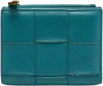 Bottega Veneta Pre-owned Wallets, female, Blue, Size: ONE SIZE Pre-owned Vintage Wallet
