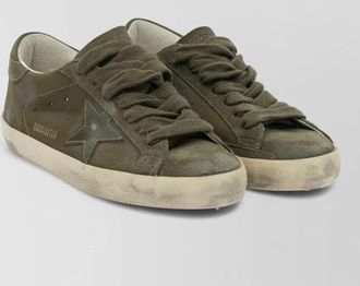Golden Goose superstar sneakers rubber sole perforated design