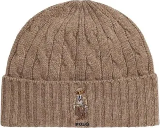 Polo Ralph Lauren Cable-Knit Beanie - unisex - Hoeden - Beige - ONE Size - Wol - Accessoires