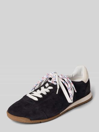 H&ouml;gl Sneaker aus Leder mit Schn&uuml;rung in Dunkelblau, Gr&ouml;&szlig;e 36