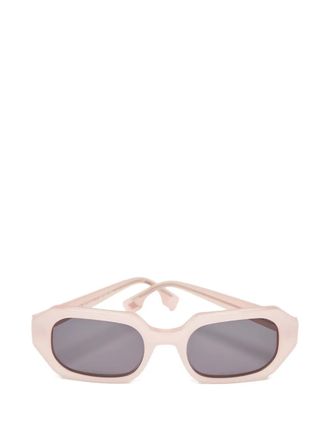 Le Specs La Dolce Vita sculpted frame sunglasses - women - Acetate - One Size - Pink