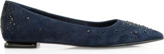 Marc Cain Ballerina - Dames - Schoenen - Blauw - Maat: 38 EU Leer