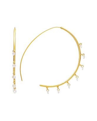 Rivka Friedman Dnu 0 Units Sold Rivka Friedman 18K Plated Cz Threader Earrings