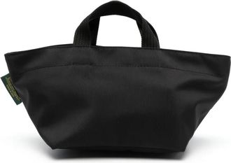 Herve Chapelier Borsa tote mini a trapezio - Nero