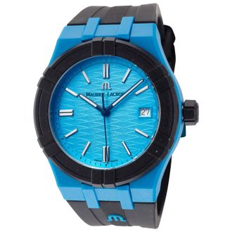 Maurice Lacroix Aikon Tide Quartz Blue Dial Mens Watch AI2008-80080-300-0